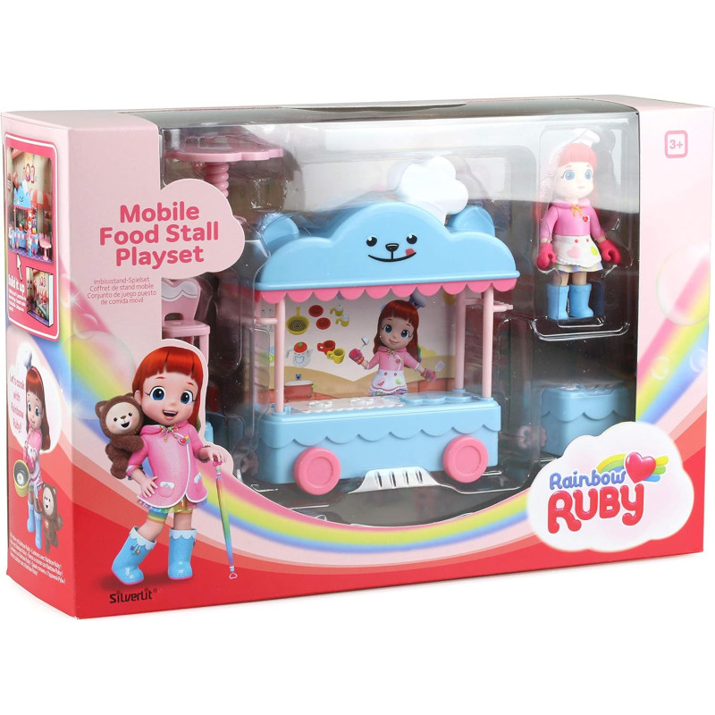 Set de cuisine mobile Rainbow Ruby + figurines - SILVERLIT