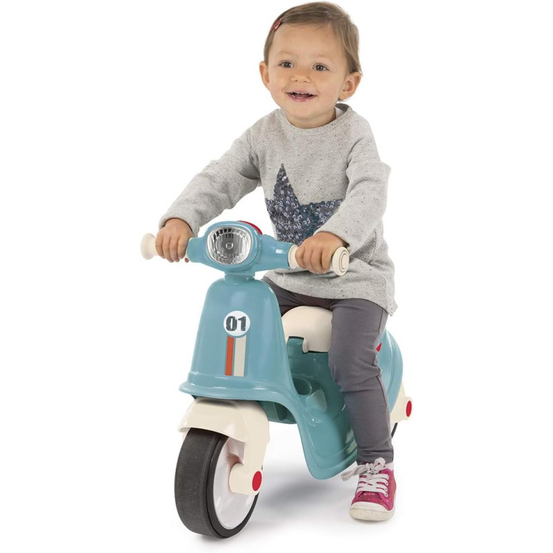 Porteur scooter bleu - SMOBY