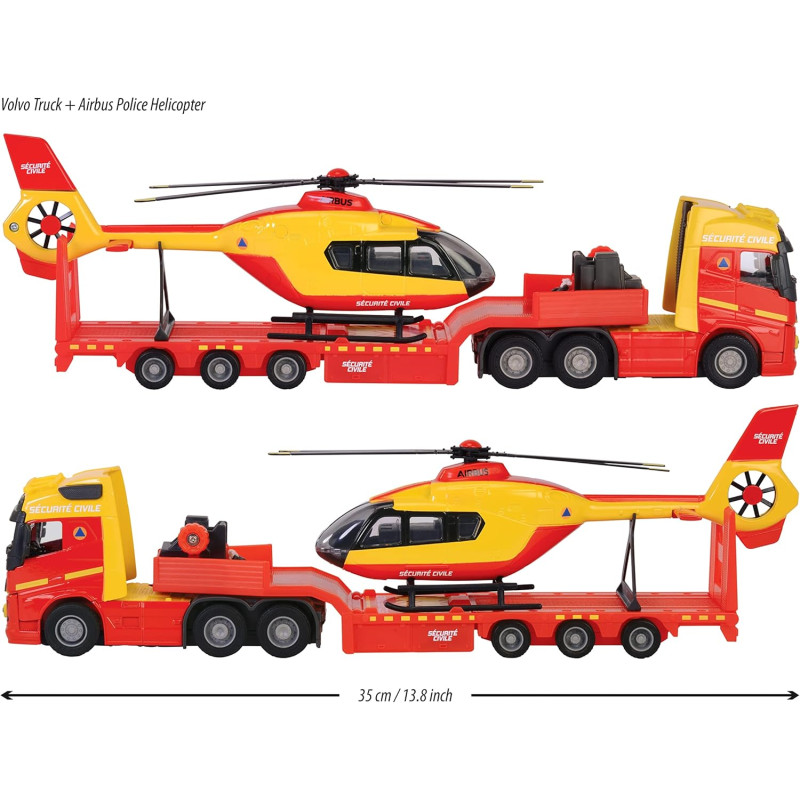 Camion + Hélicoptère - MAJORETTE