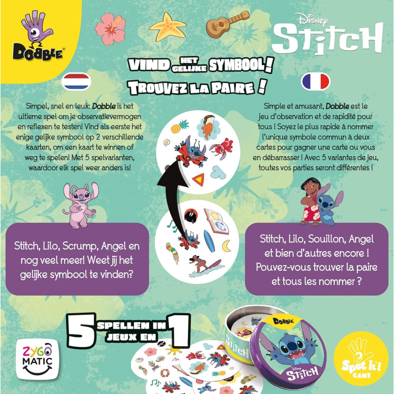 Dobble Lilo et Stitch - ASMODEE
