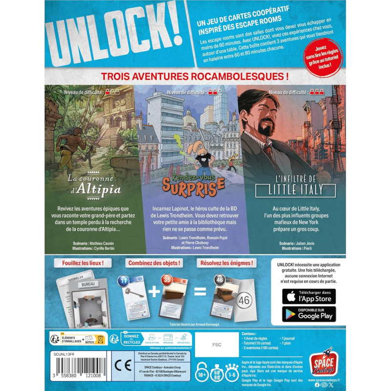 Unlock! Risky adventures - ASMODEE