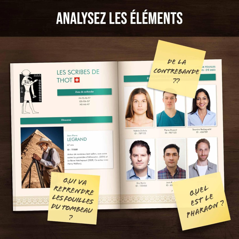 Dossiers criminels mystère dans la vallée des Rois - ASMODEE