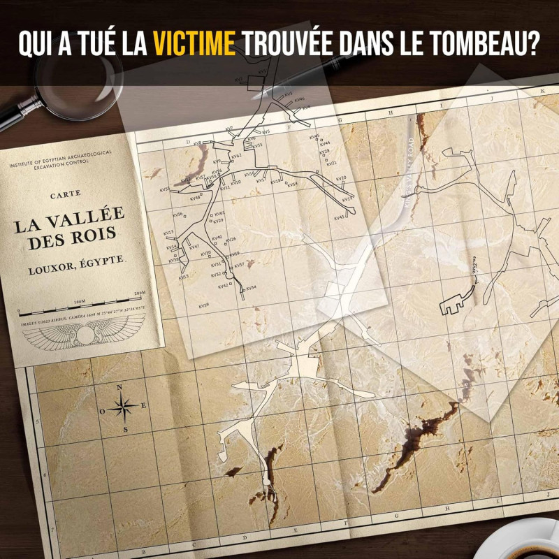 Dossiers criminels mystère dans la vallée des Rois - ASMODEE