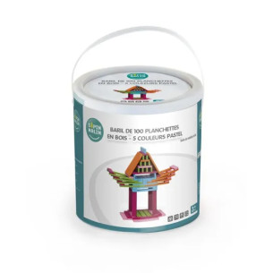 Baril 100 planchettes en bois - TROUSSELIER