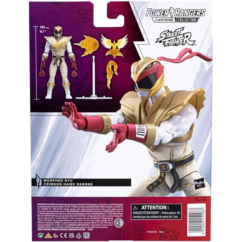 Figurine Power Ranger X Street Fighter - HASBRO