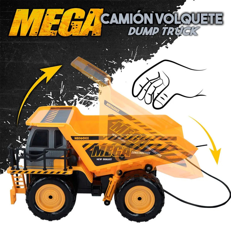 R/C Mega Dumper Truck - NEW BRIGHT