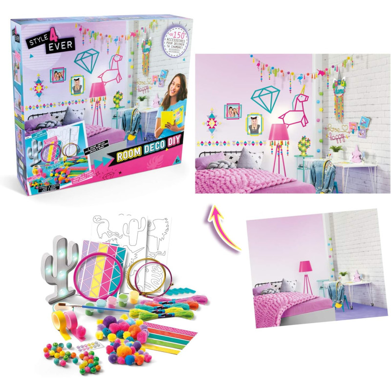 Coffret de décorations pour ta chambre - CANAL TOYS