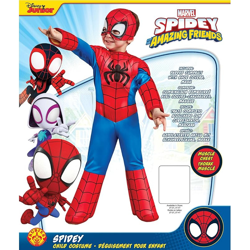 Déguisement Spidey 3-4 ans - RUBIES