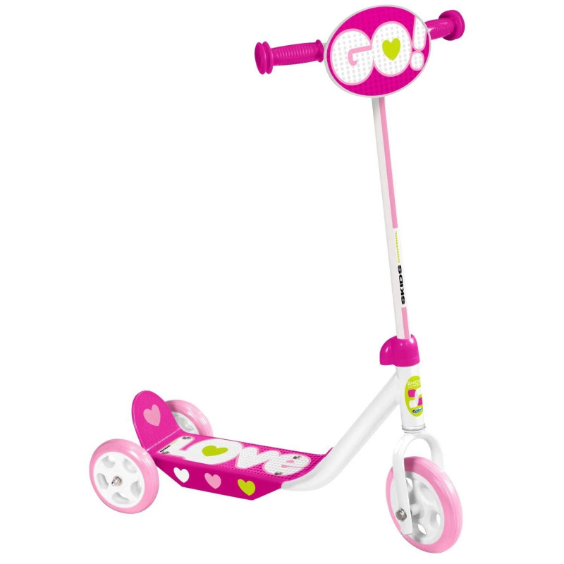 Trottinette 3 roues  - Rose - SKIDS CONTROL