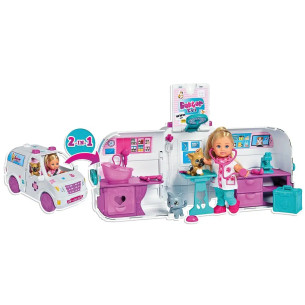 Evi Love vétérinaire voiture 2 en 1 - SIMBA