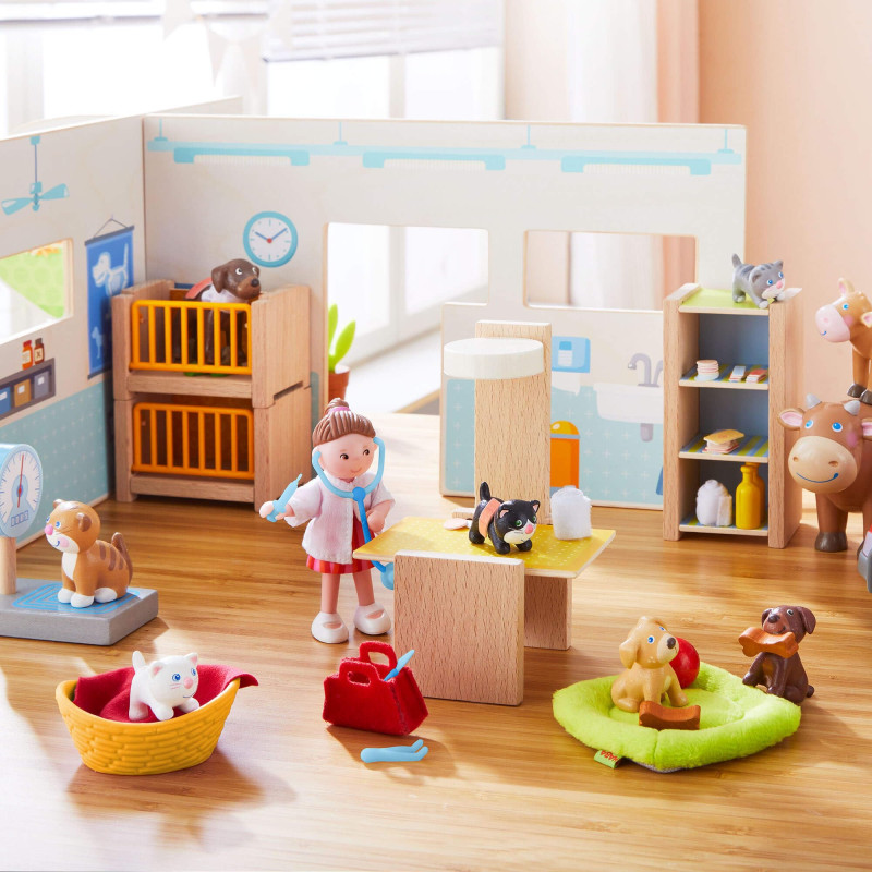 Little Friends Clinique vétérinaire miniature multicolore - HABA