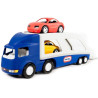 Camion Porte vehicule avec 2 voitures de courses - LITTLE TIKES