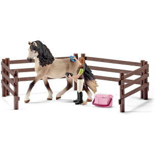 Figurine kit de soin pour chevaux andalous - SCHLEICH