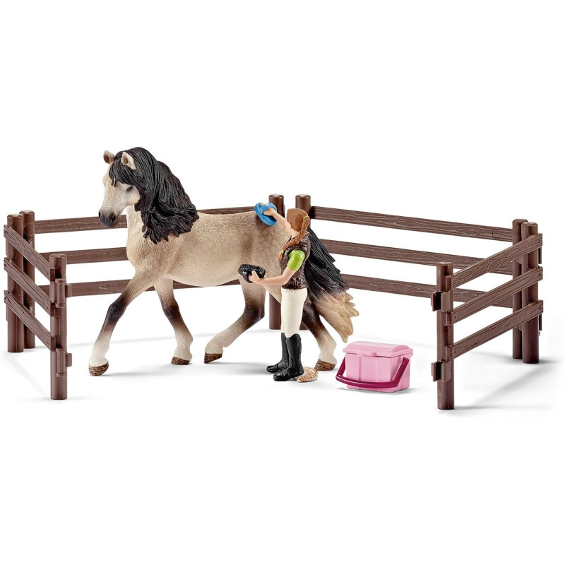 Figurine kit de soin pour chevaux andalous - SCHLEICH