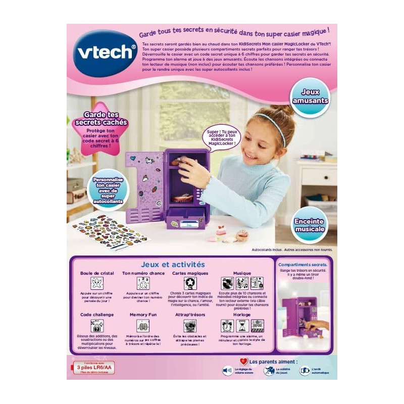 Kidisecrets mon casier rose - VTECH