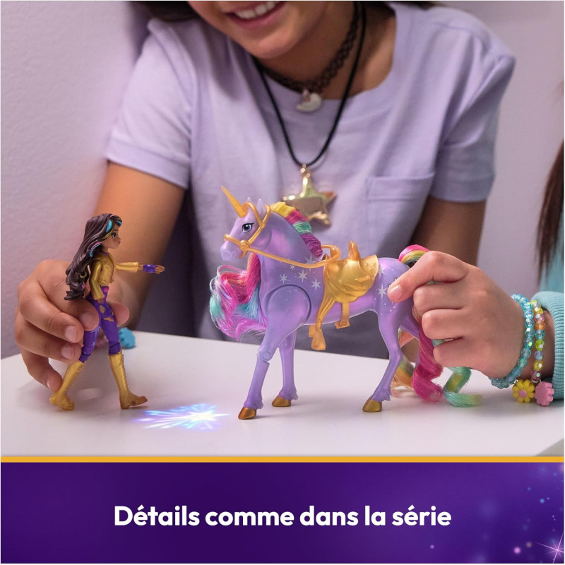 Poupée et licorne unicorne - SPIN MASTER