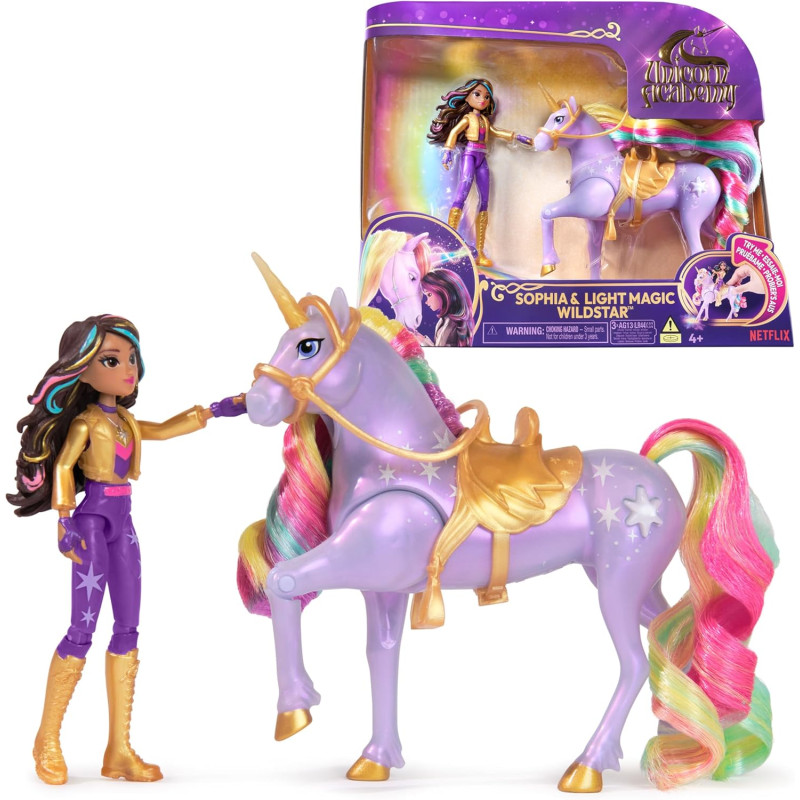 Poupée et licorne unicorne - SPIN MASTER