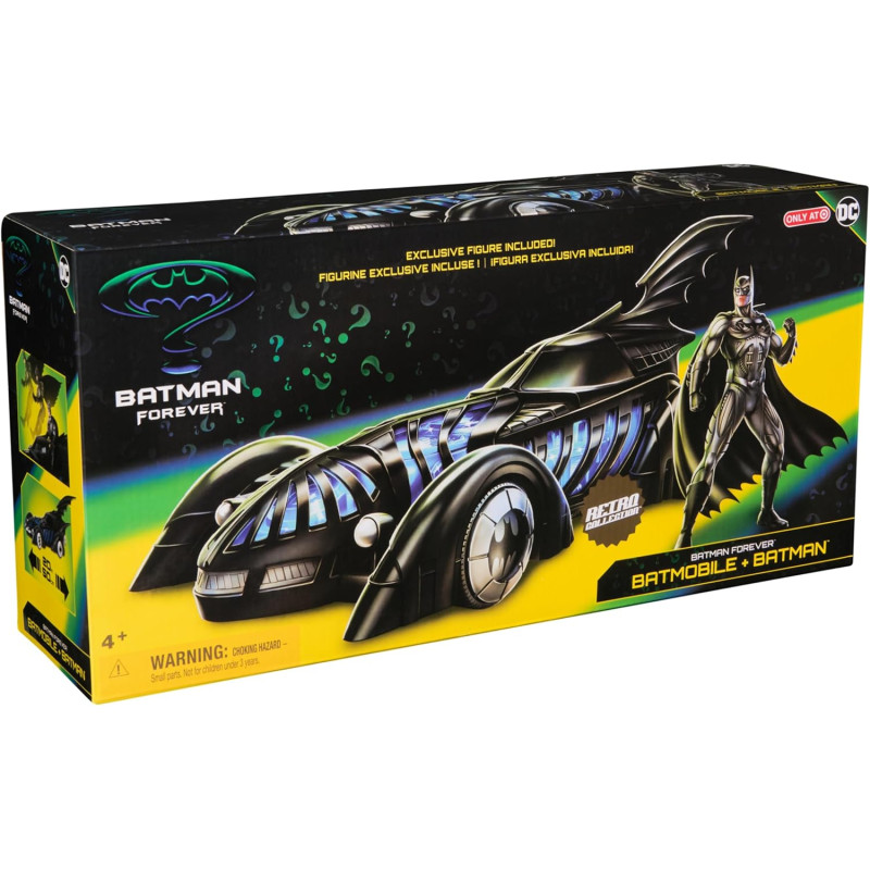 Batmobile + figurine Batman - SPIN MASTER