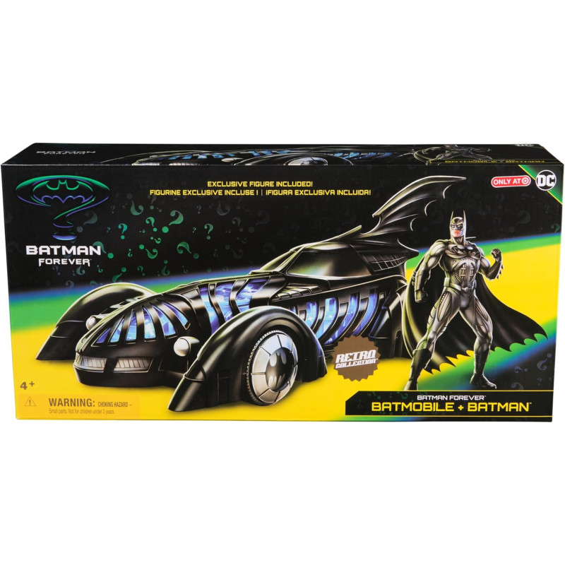 Batmobile + figurine Batman - SPIN MASTER