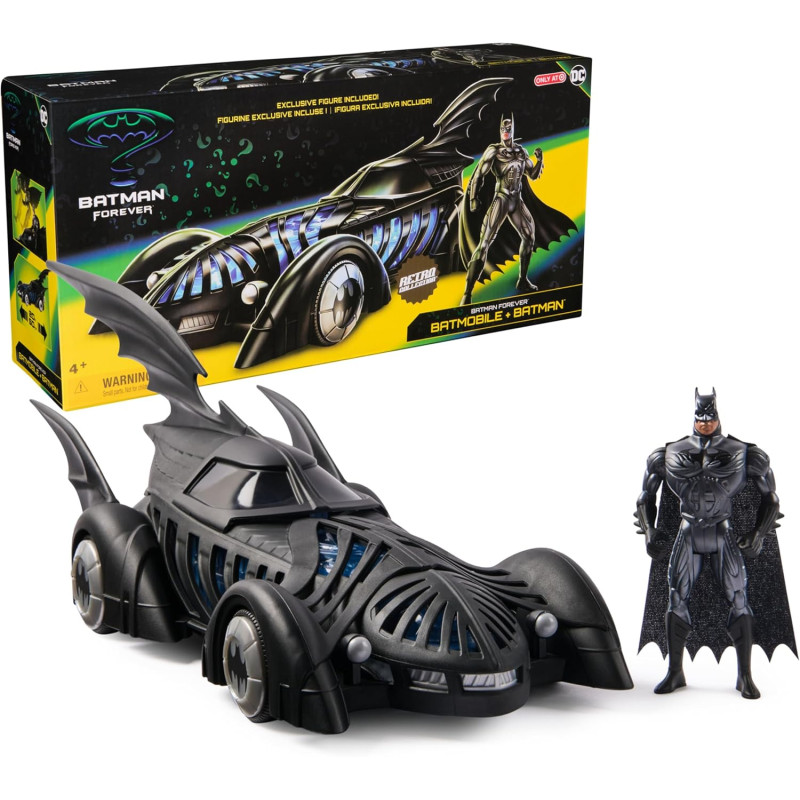 Batmobile + figurine Batman - SPIN MASTER
