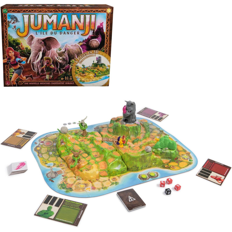 Jeu Jumanji l'île du danger - SPIN MASTER