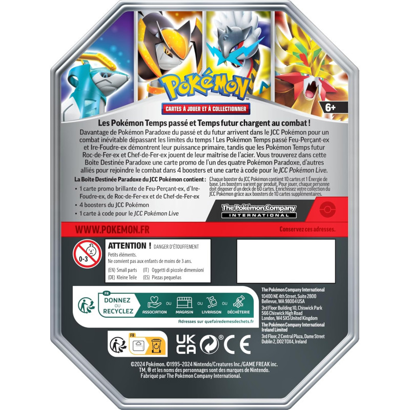 Pokébox Destinée Paradoxe Chef-de-Fer-ex - POKEMON