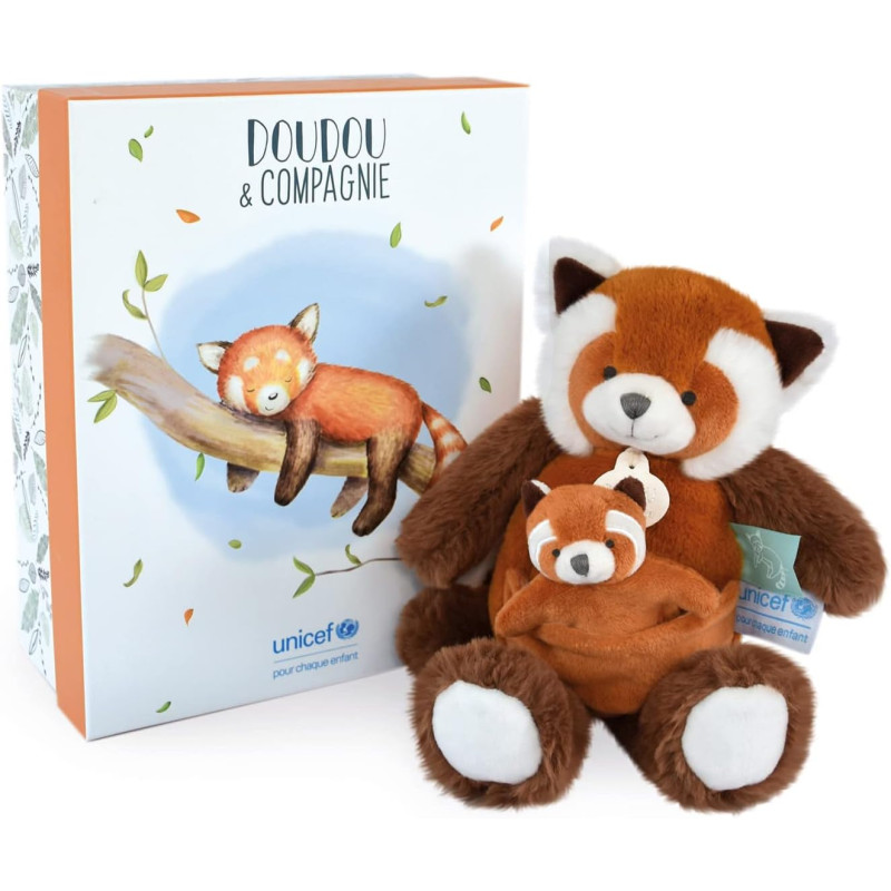 Peluche panda roux Unicef - DOUDOU ET COMPAGNIE