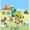 Ferme avec tracteur et animaux - PLAYMOBIL