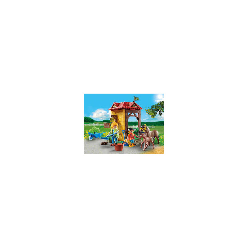 Starter pack box et poney  - PLAYMOBIL