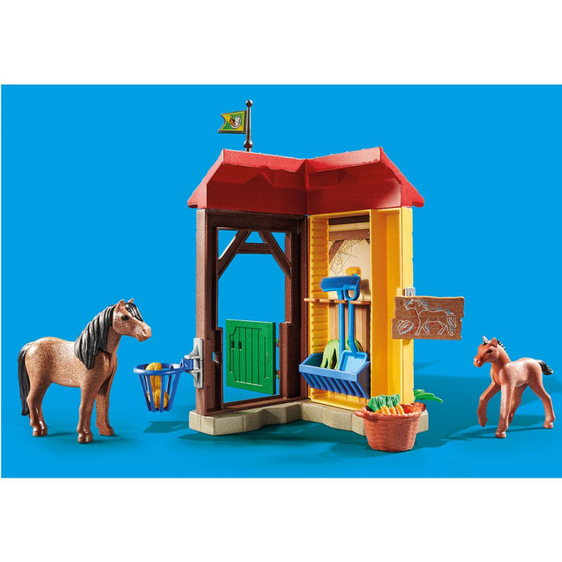 Starter pack box et poney  - PLAYMOBIL