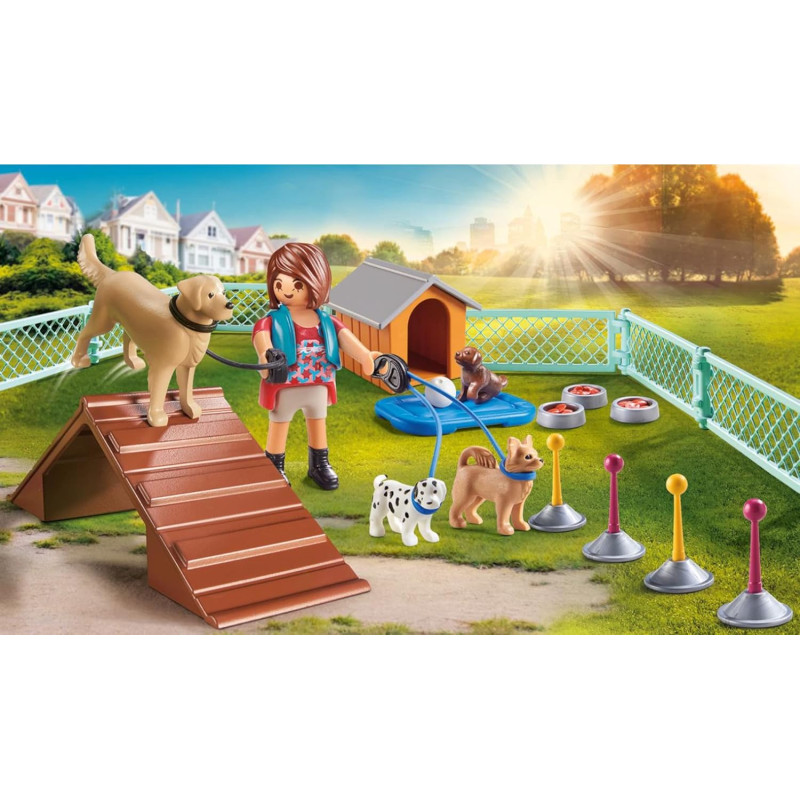 Educatrice et chiens - City Life - PLAYMOBIL