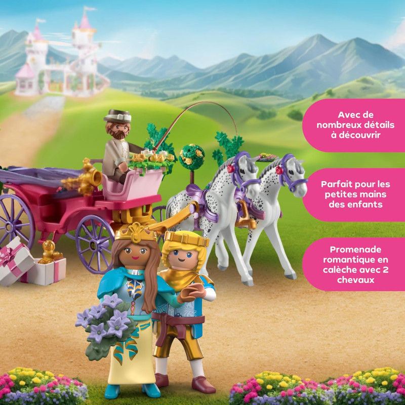 Calèche avec couple - PLAYMOBIL