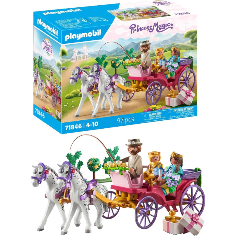 Calèche avec couple - PLAYMOBIL