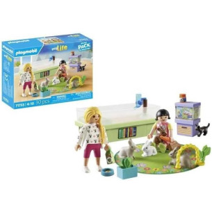Animalerie avec enclos à lapin - PLAYMOBIL