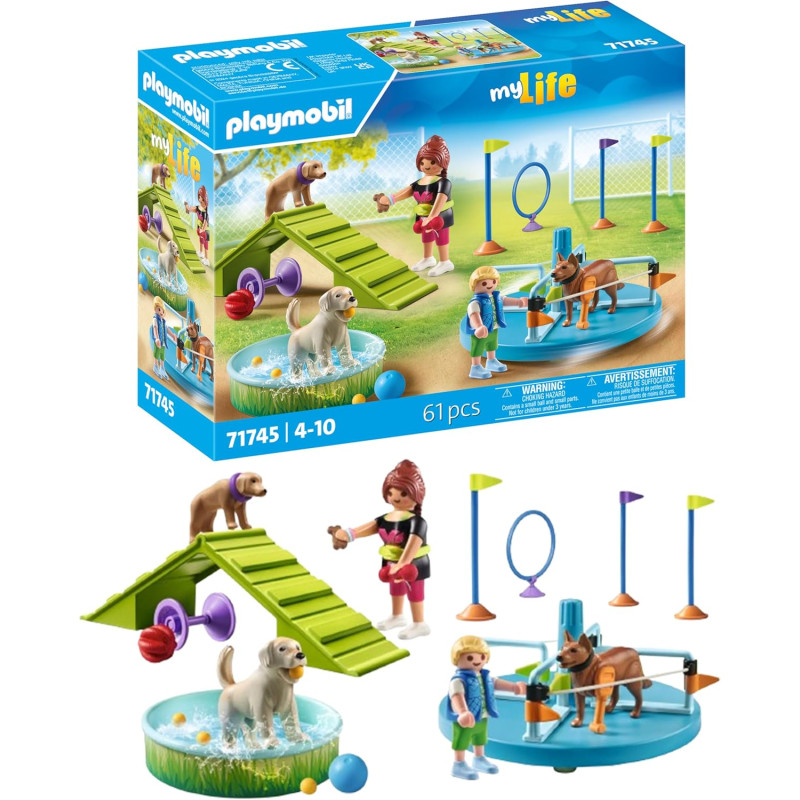Aire de jeux pour chiens - PLAYMOBIL