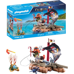 Pirate Avec Radeau Flottant - PLAYMOBIL