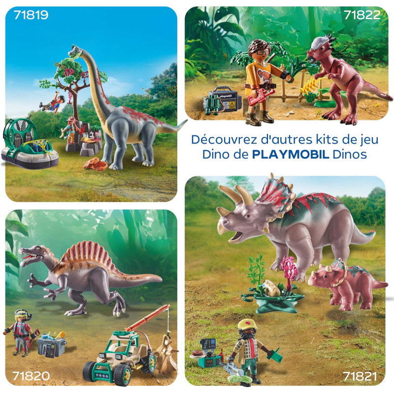 Triceratops et explorateur - PLAYMOBIL