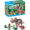 Triceratops et explorateur - PLAYMOBIL