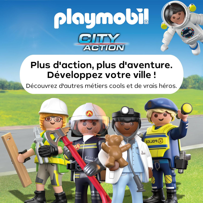 Voiture police avec sirène - PLAYMOBIL