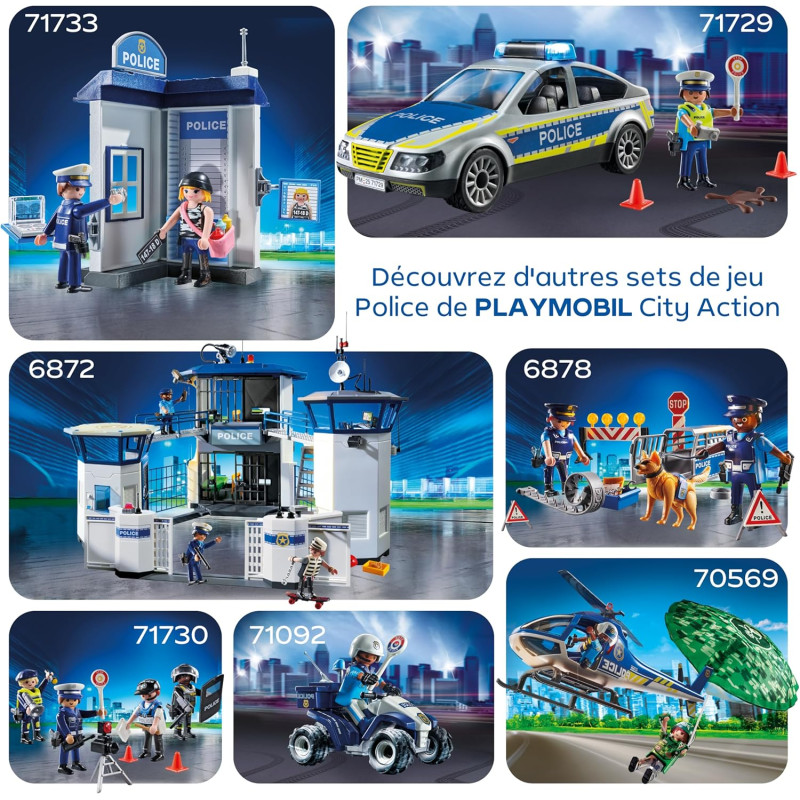 Voiture police avec sirène - PLAYMOBIL