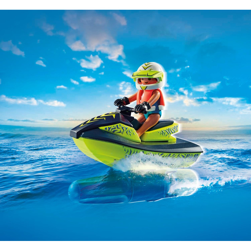Bateau de pompier et scooter - PLAYMOBIL