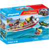 Bateau de pompier et scooter - PLAYMOBIL