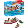 Bateau de pompier et scooter - PLAYMOBIL