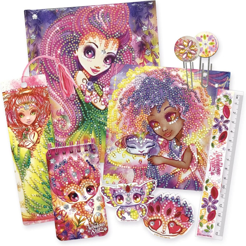 Kit créatif papeterie strass - NEBULOUS STARS