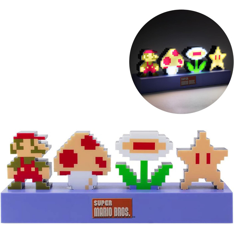 Lampe New Mario Icons Nintendo - WORLD TRADE & TECHNOLOGIES