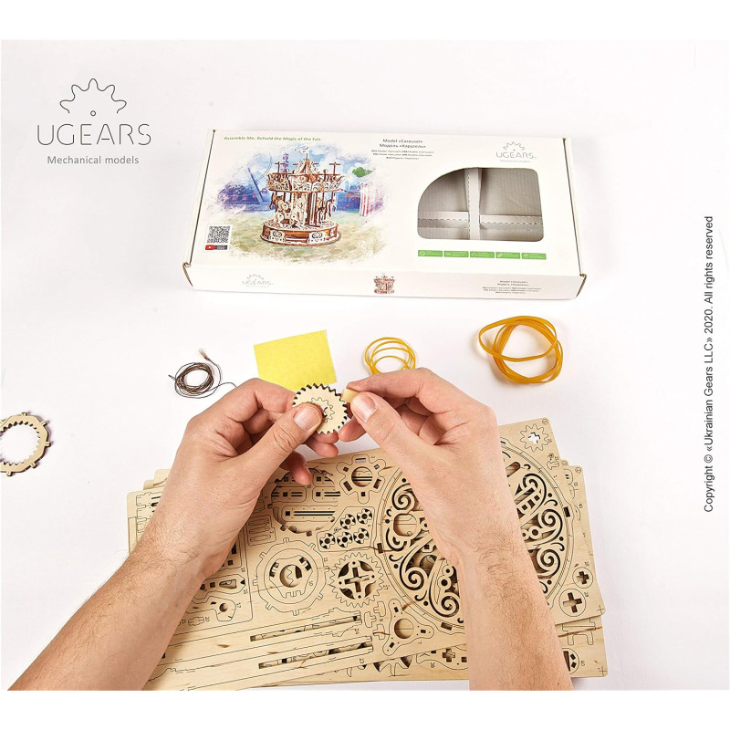 Maquette Carrousel - UGEARS