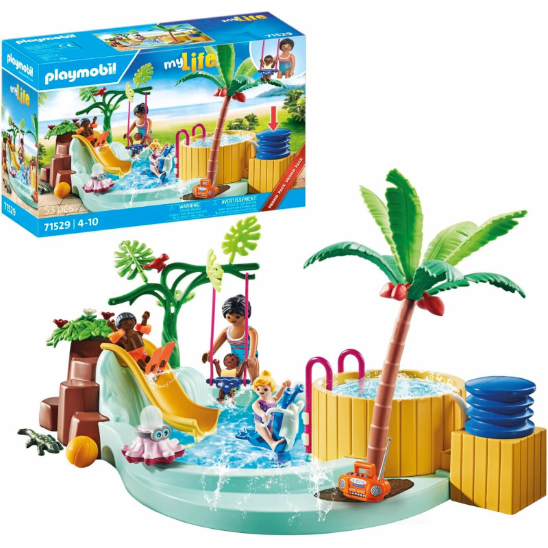 Vacanciers avec piscine - PLAYMOBIL
