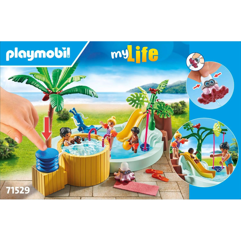 Vacanciers avec piscine - PLAYMOBIL