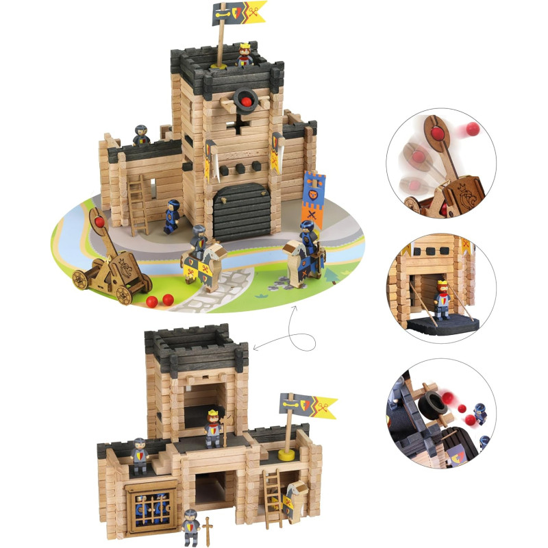 Chateau fort et catapulte - JEUJURA