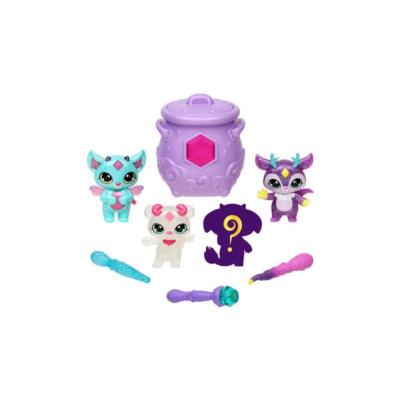 Pack de 4 petits compagnons mystères - MAGIC MIXIES